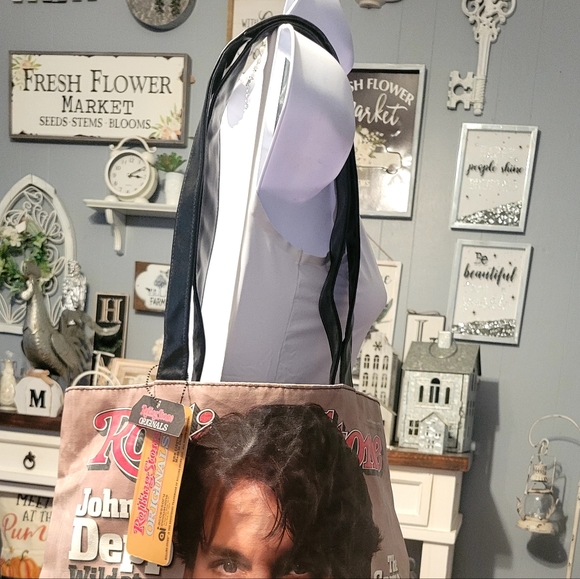 Rolling Stone Magazine Johnny Depp Feb 2005 Cover Tote Bag - Picture 7 of 7